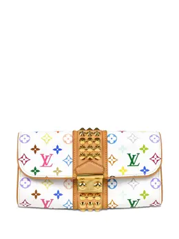Louis Vuitton Pre-Owned: Белый клатч 