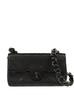 CHANEL Pre-Owned: Чёрная сумка 
