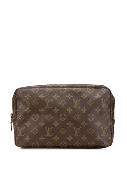 Louis Vuitton Pre-Owned: Коричневый клатч 