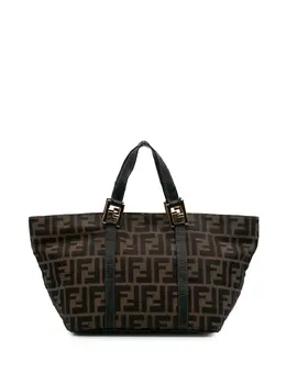 Fendi Pre-Owned: Коричневая сумка-шоппер 