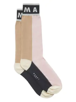 Marni: Розовые носки 