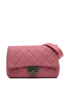 CHANEL Pre-Owned: Блестящая сумка 