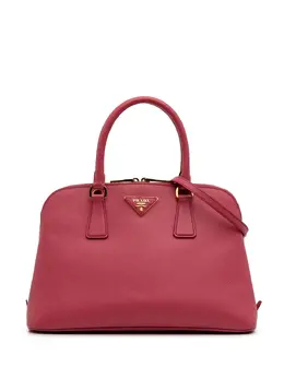 Prada Pre-Owned: Розовая сумка 