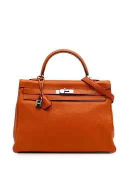 Hermès Pre-Owned: Серебристая сумка 