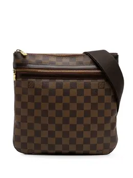 Louis Vuitton Pre-Owned: Коричневая сумка через плечо 
