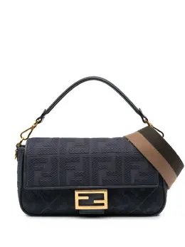 Fendi Pre-Owned: Голубая сумка 