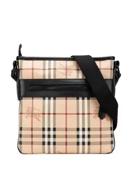 Burberry Pre-Owned: Коричневая сумка через плечо 