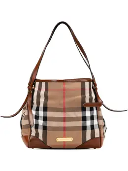 Burberry Pre-Owned: Коричневая сумка-шоппер 