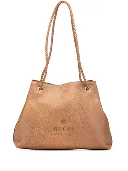 Gucci Pre-Owned: Коричневая сумка-шоппер 