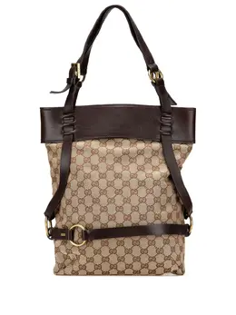 Gucci Pre-Owned: Коричневая сумка-шоппер 