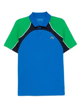 Lacoste: Голубое поло 