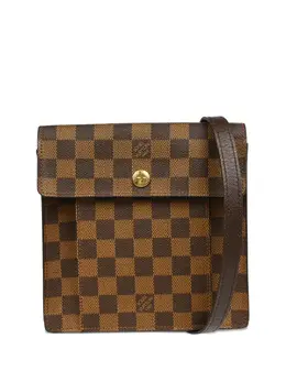 Louis Vuitton Pre-Owned: Коричневая сумка через плечо 