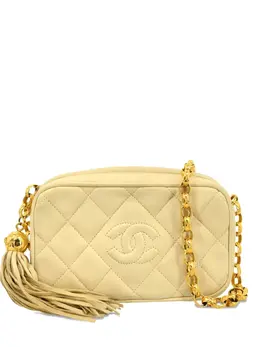 CHANEL Pre-Owned: Бежевая сумка 