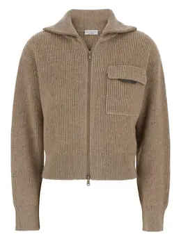 Brunello Cucinelli: Бежевый кардиган 