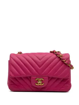 CHANEL Pre-Owned: Розовая сумка через плечо 