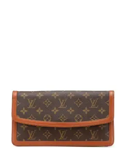 Louis Vuitton Pre-Owned: Коричневый клатч 