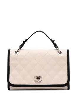 CHANEL Pre-Owned: Двухцветная сумка 