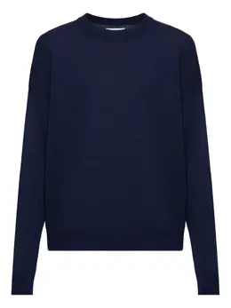 Jil Sander: Синий свитер 