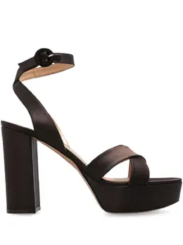 Gianvito Rossi: Тёмные сандалии 