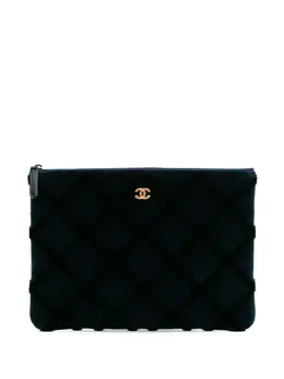 CHANEL Pre-Owned: Голубой клатч 
