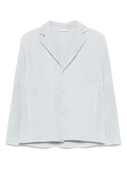 Homme Plissé Issey Miyake: Светлые пиджаки 