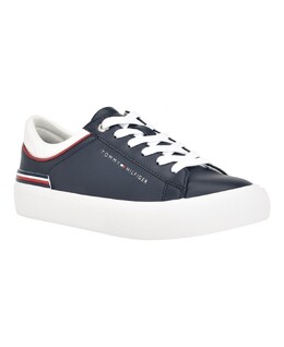Tommy Hilfiger: Тёмные кроссовки 