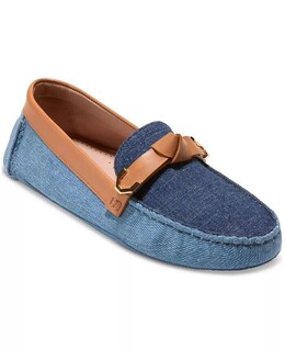 Cole Haan: Синие лоферы 