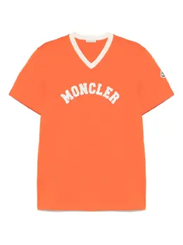Moncler: Футболка с принтом 