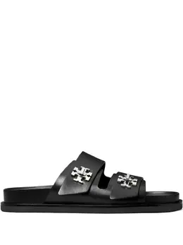 Tory Burch: Чёрные сандалии 