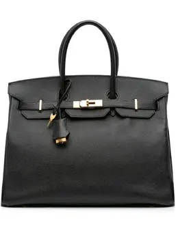 Hermès Pre-Owned: Чёрная сумка 