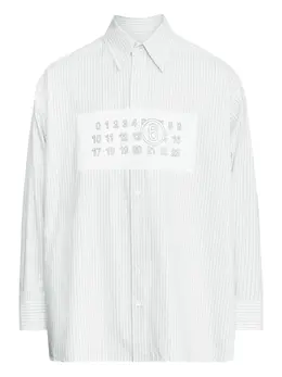 MM6 Maison Margiela: Рубашка в полоску 
