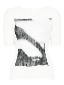 Issey Miyake: Светлый топ 