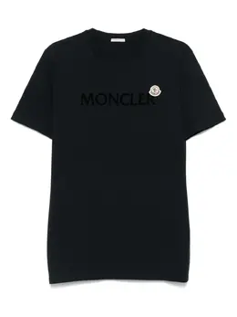 Moncler: Синяя футболка 