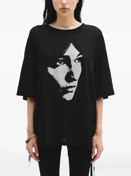 Ann Demeulemeester: Чёрная футболка 