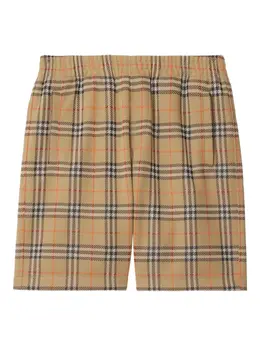 Burberry: Бежевые шорты 