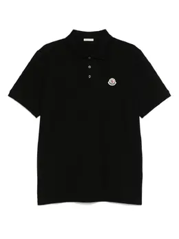 Moncler: Чёрное поло 