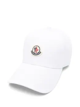 Moncler: Белая кепка 