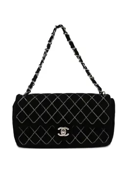 CHANEL Pre-Owned: Чёрная сумка 