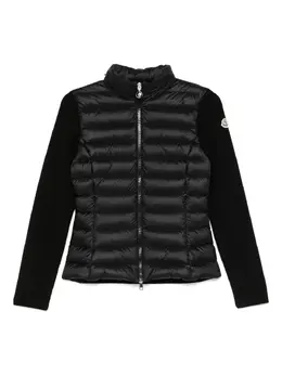 Moncler: Чёрный кардиган 