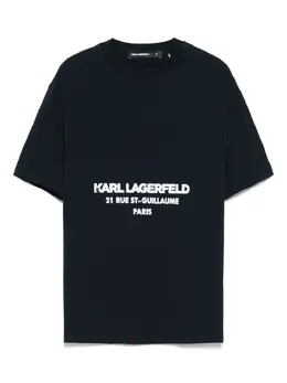 Karl Lagerfeld: Голубая футболка 