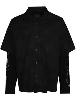 Givenchy: Чёрная рубашка 