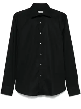 Canali: Чёрная рубашка 