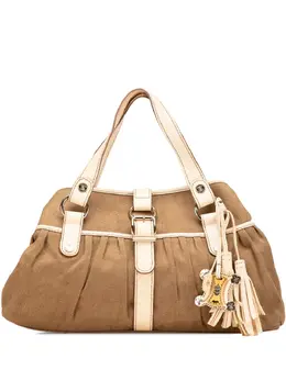 Céline Pre-Owned: Коричневая сумка-шоппер 