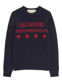 Valentino Garavani: Синий свитер 