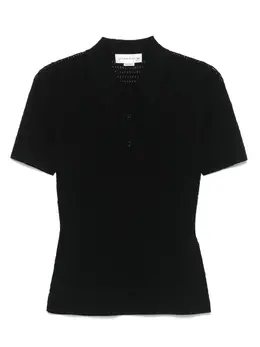Victoria Beckham: Чёрное поло 