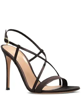 Gianvito Rossi: Тёмные сандалии 
