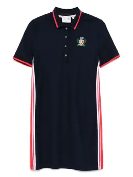 Lacoste: Синее поло 