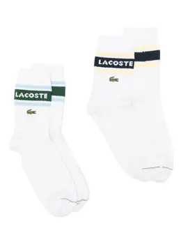 Lacoste: Белые носки 