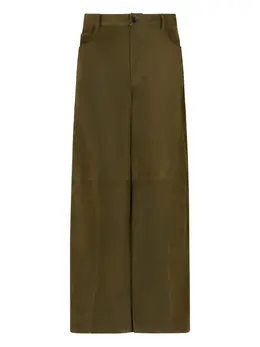 Marni: Кожаные брюки 