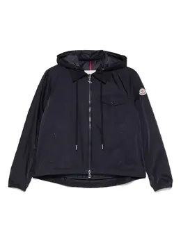 Moncler: Синяя куртка 